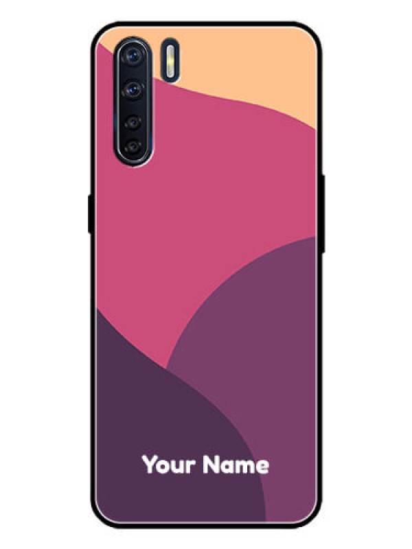 Custom Oppo F15 Custom Metal Phone Case - Mixed Multi - Colour Abstract Art Design