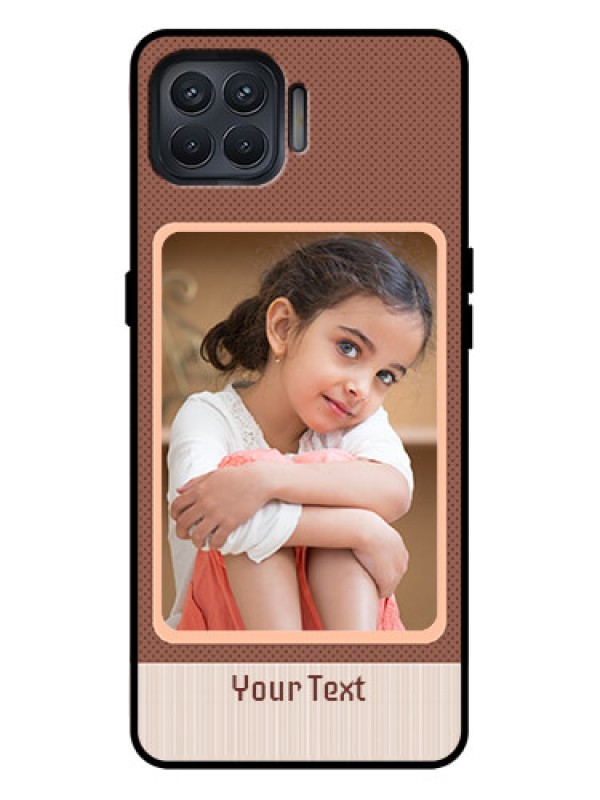 Custom Oppo F17 Pro Custom Metal Phone Case - Simple Pic Upload Design