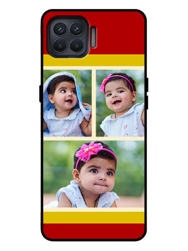 Custom Oppo F17 Pro Custom Metal Phone Case - Multiple Pic Upload Design