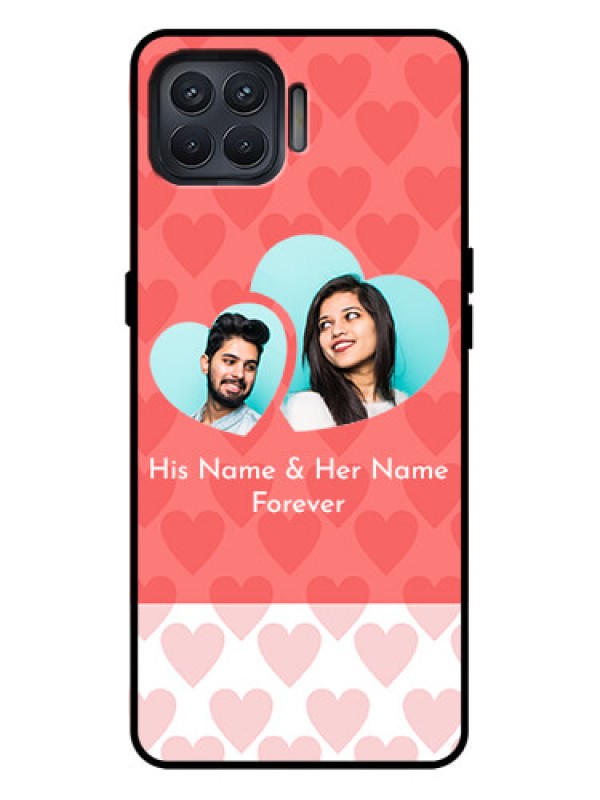 Custom Oppo F17 Pro Custom Metal Phone Case - Couple Pic Upload Design