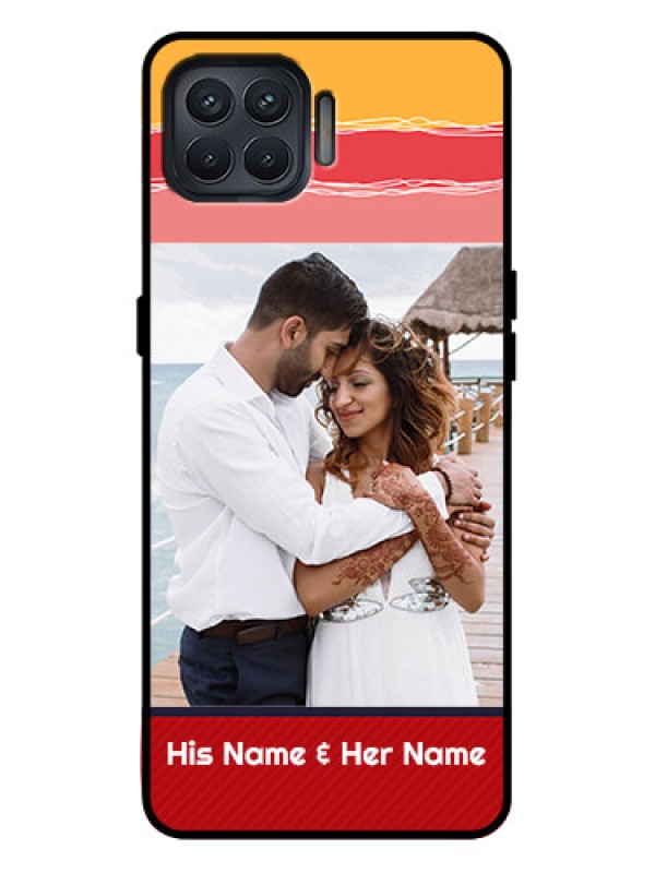 Custom Oppo F17 Pro Custom Metal Phone Case - Colorful Case Design