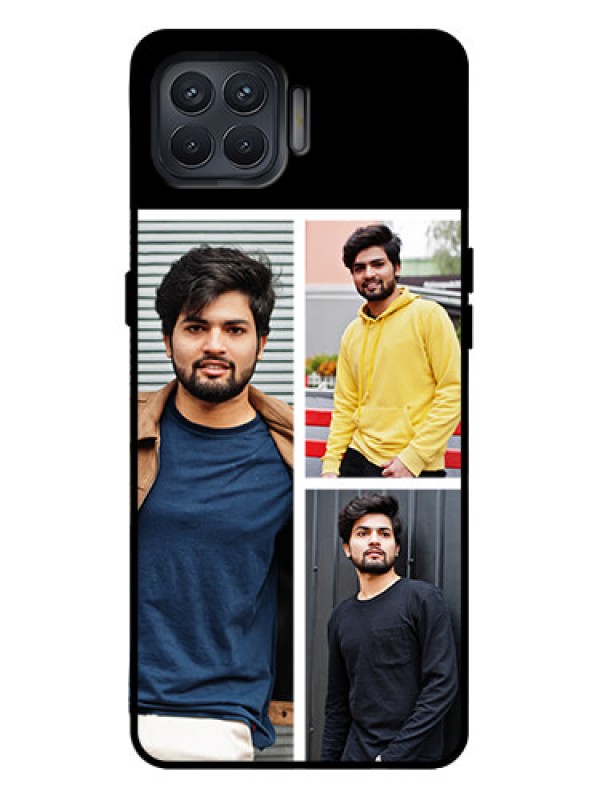 Custom Oppo F17 Pro Custom Metal Phone Case - Upload Multiple Picture Design