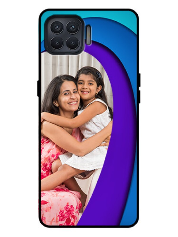 Custom Oppo F17 Pro Custom Metal Phone Case - Simple Pattern Design