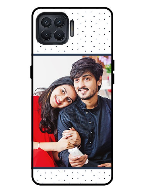 Custom Oppo F17 Pro Custom Metal Phone Case - Premium Dot Design