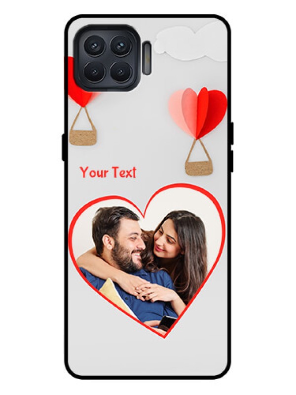 Custom Oppo F17 Pro Custom Metal Phone Case - Parachute Love Design