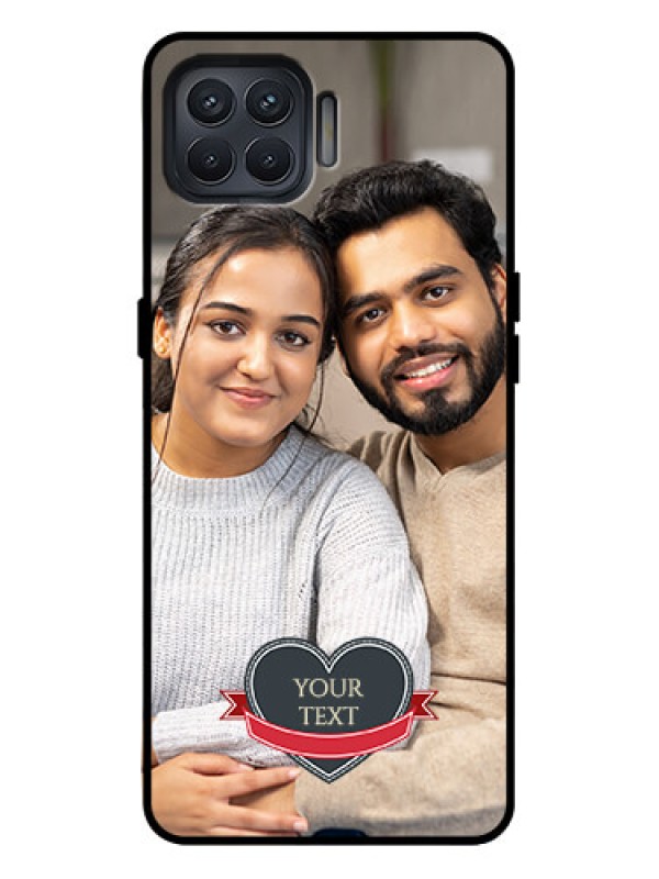Custom Oppo F17 Pro Custom Metal Phone Case - Just Married Couple Design