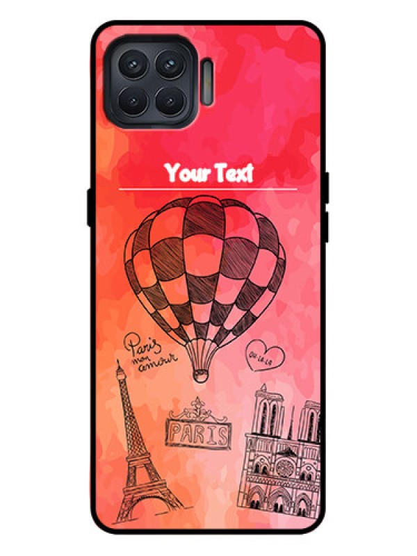 Custom Oppo F17 Pro Custom Metal Phone Case - Paris Theme Design