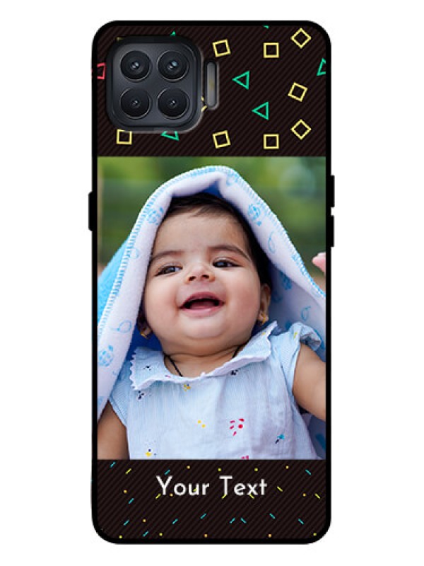 Custom Oppo F17 Pro Custom Metal Phone Case - With Confetti Birthday Design