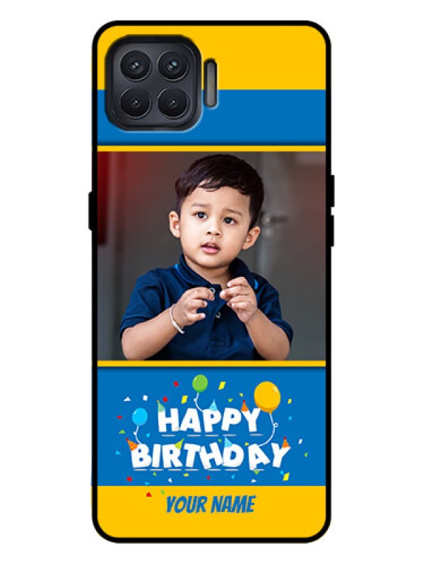 Custom Oppo F17 Pro Custom Metal Phone Case - Birthday Wishes Design
