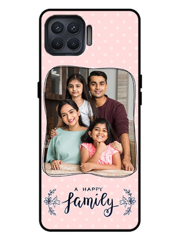 Custom Oppo F17 Pro Custom Metal Phone Case - Family With Dots Design