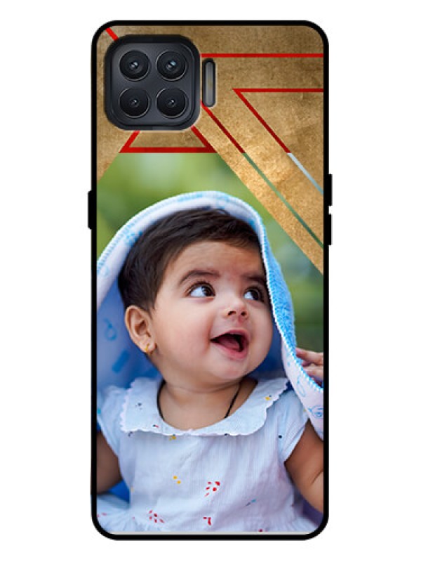 Custom Oppo F17 Pro Custom Metal Phone Case - Gradient Abstract Texture Design