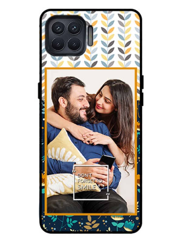 Custom Oppo F17 Pro Custom Metal Phone Case - Pattern Design