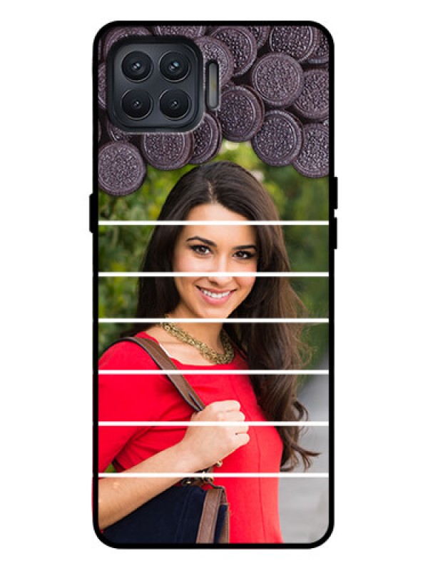 Custom Oppo F17 Pro Custom Metal Phone Case - With Oreo Biscuit Design