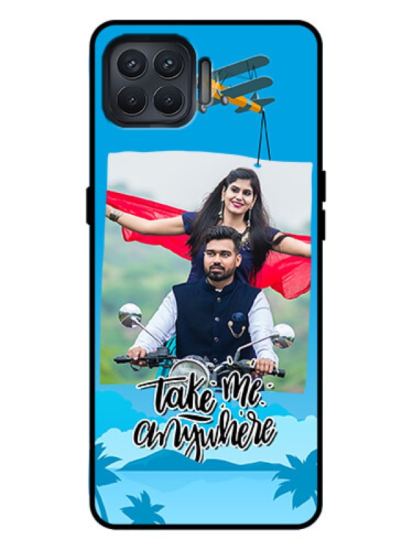 Custom Oppo F17 Pro Custom Metal Phone Case - Traveller Design