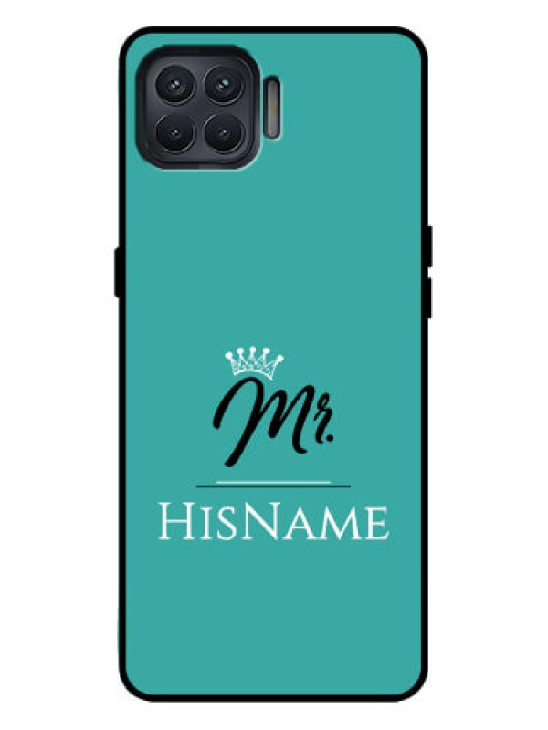 Custom Oppo F17 Pro Custom Metal Phone Case - Mr With Name Design