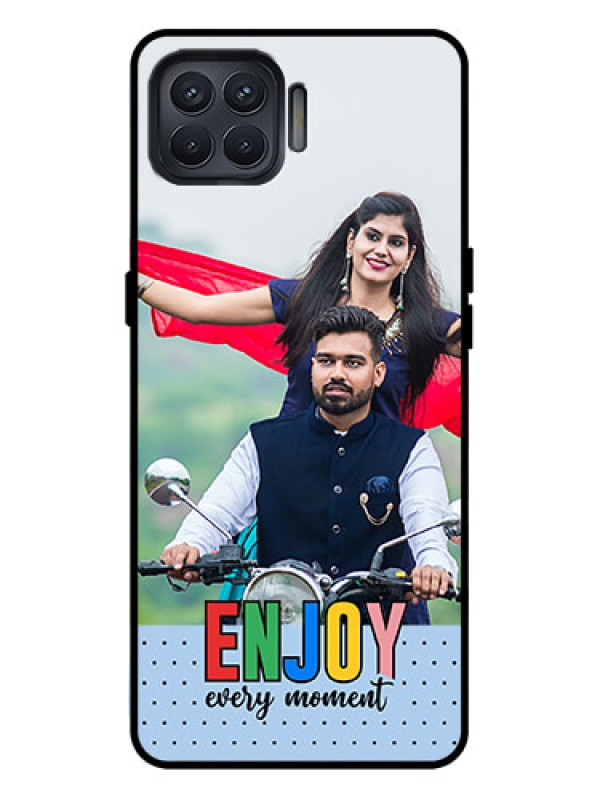 Custom Oppo F17 Pro Custom Metal Phone Case - Enjoy Every Moment Design