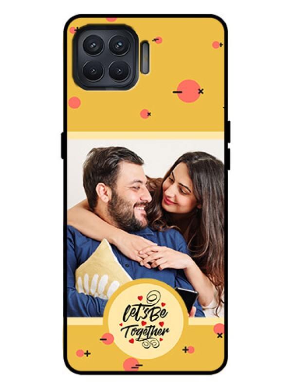 Custom Oppo F17 Pro Custom Metal Phone Case - Lets Be Together Design
