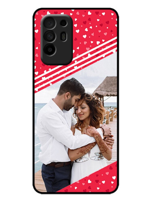 Custom Oppo F19 Pro Plus 5G Custom Metal Phone Case - Valentines Gift Design