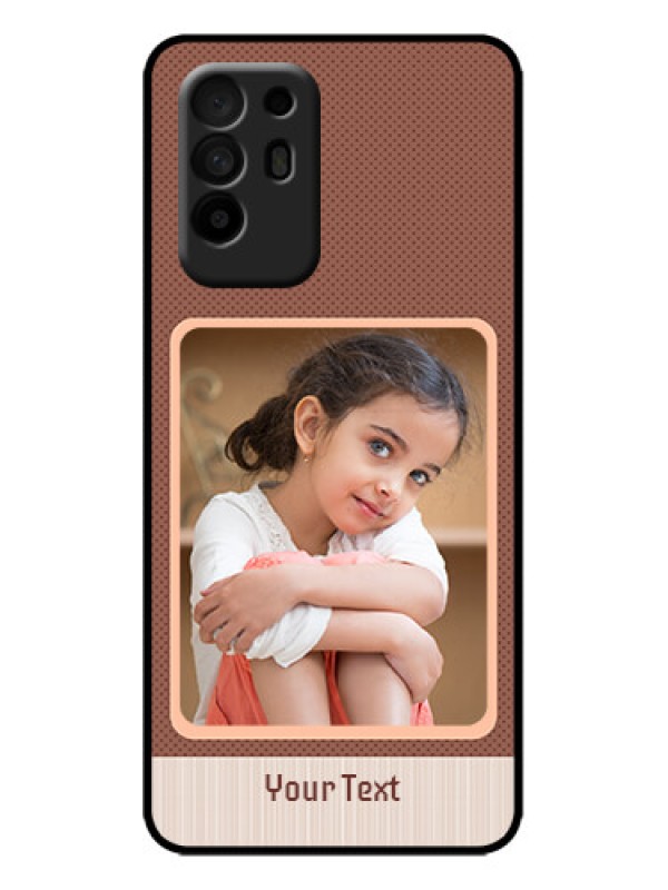 Custom Oppo F19 Pro Plus 5G Custom Metal Phone Case - Simple Pic Upload Design