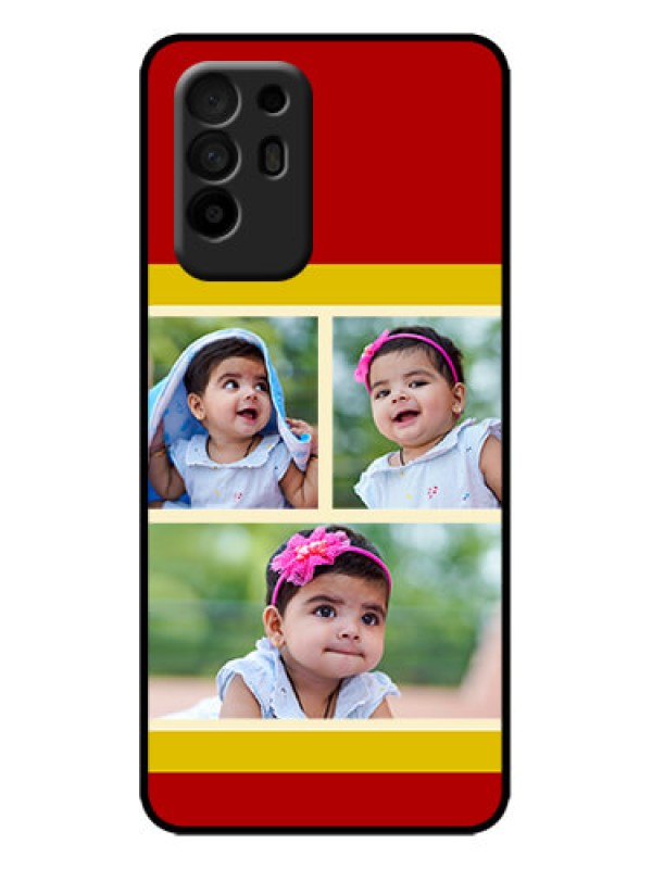 Custom Oppo F19 Pro Plus 5G Custom Metal Phone Case - Multiple Pic Upload Design