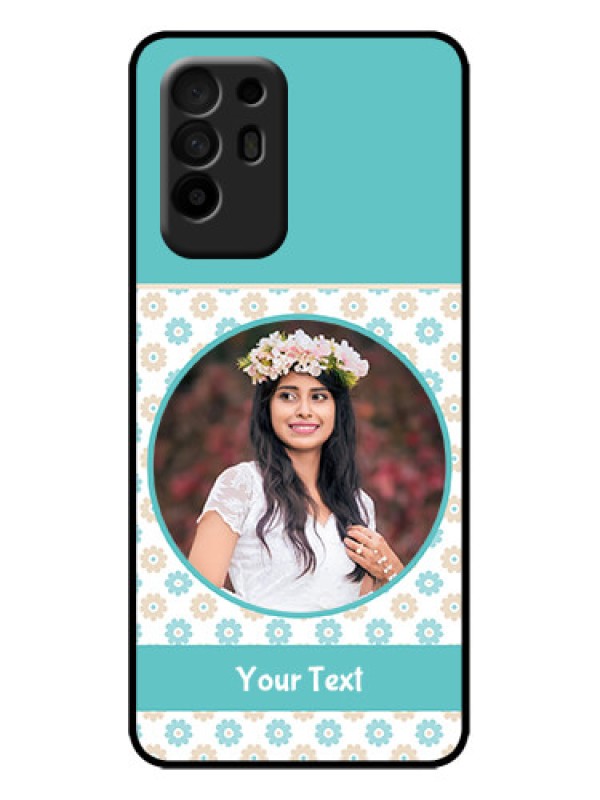 Custom Oppo F19 Pro Plus 5G Custom Metal Phone Case - Beautiful Flowers Design