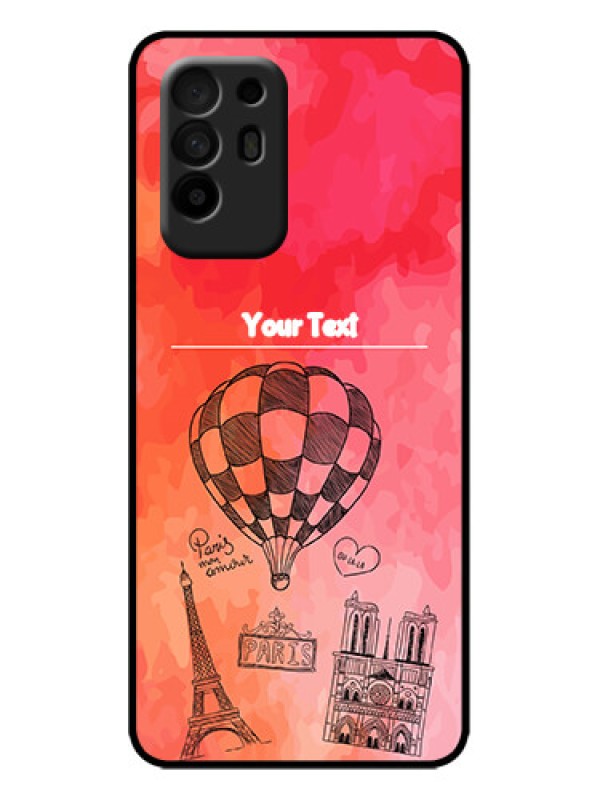 Custom Oppo F19 Pro Plus 5G Custom Metal Phone Case - Paris Theme Design