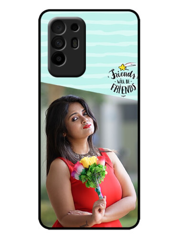 Custom Oppo F19 Pro Plus 5G Custom Metal Phone Case - Friends Picture Icon Design