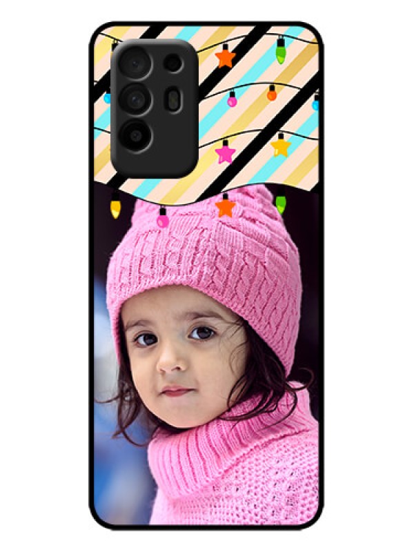 Custom Oppo F19 Pro Plus 5G Custom Metal Phone Case - Lights Hanging Design