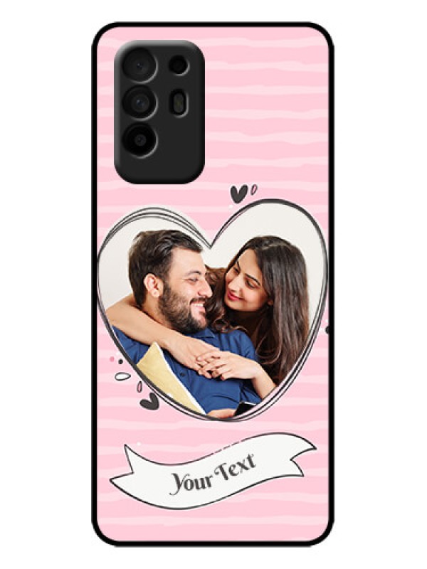 Custom Oppo F19 Pro Plus 5G Custom Metal Phone Case - Vintage Heart Design