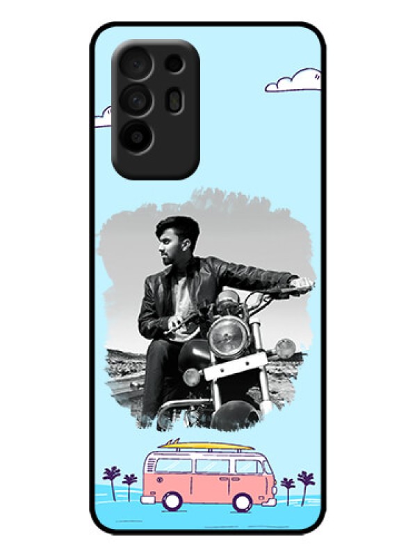 Custom Oppo F19 Pro Plus 5G Custom Metal Phone Case - Travel and Adventure Design