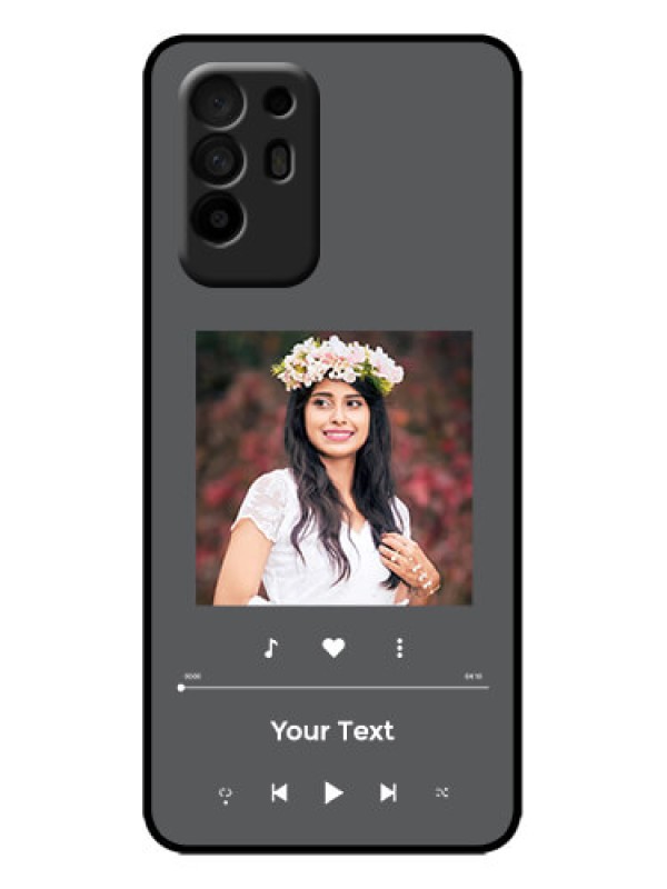 Custom Oppo F19 Pro Plus 5G Custom Metal Phone Case - Play The Music Design