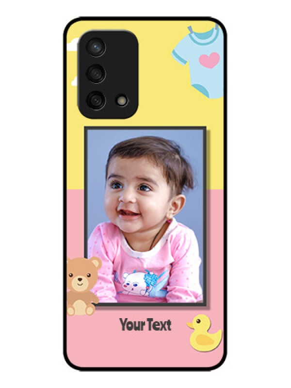 Custom Oppo F19 Custom Metal Phone Case - Kids 2 Color Design