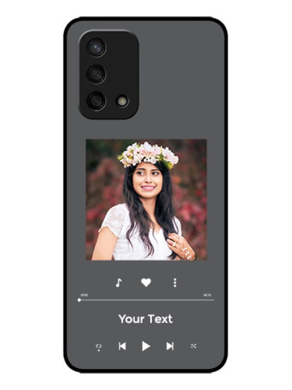 Custom Oppo F19 Custom Metal Phone Case - Play The Music Design