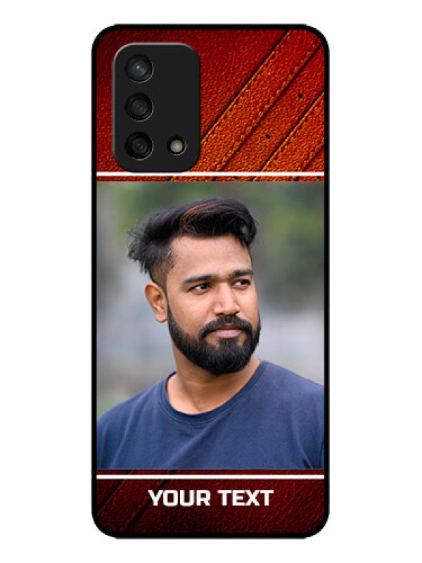 Custom Oppo F19s Custom Metal Phone Case - Leather Phone Case Design