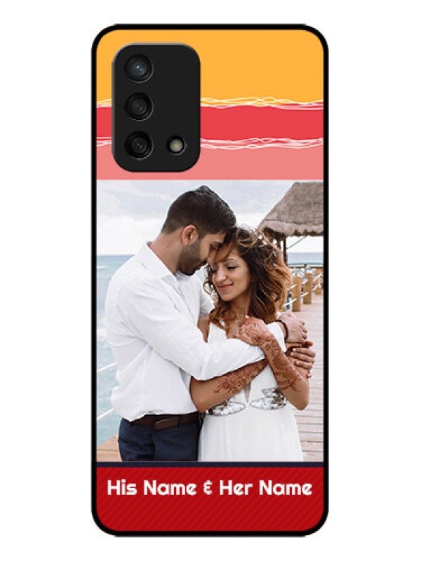 Custom Oppo F19s Custom Metal Phone Case - Colorful Case Design