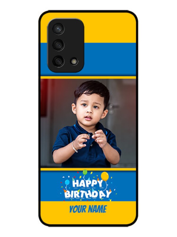 Custom Oppo F19s Custom Metal Phone Case - Birthday Wishes Design