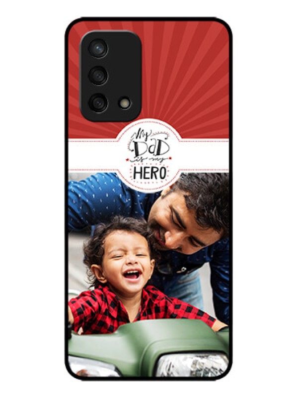 Custom Oppo F19s Custom Metal Phone Case - My Dad Hero Design