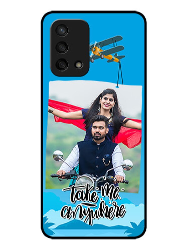 Custom Oppo F19s Custom Metal Phone Case - Traveller Design