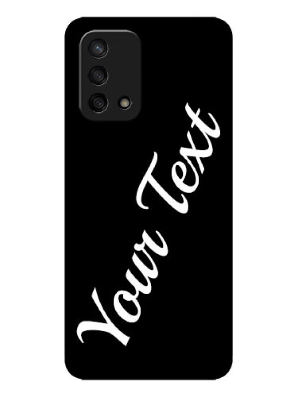 Custom Oppo F19s Custom Metal Phone Case - With Your Name Design