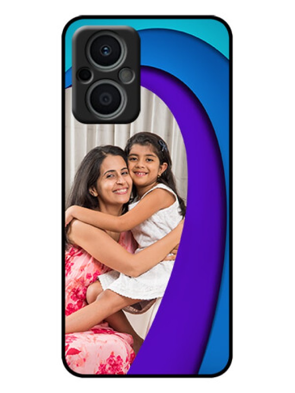 Custom Oppo F21 Pro 5G Custom Metal Phone Case - Simple Pattern Design