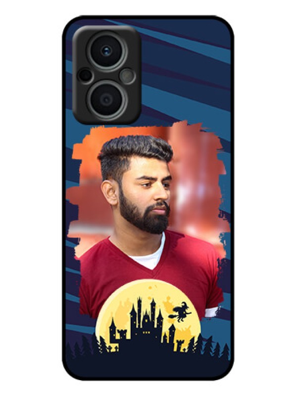 Custom Oppo F21 Pro 5G Custom Metal Phone Case - Halloween Witch Design