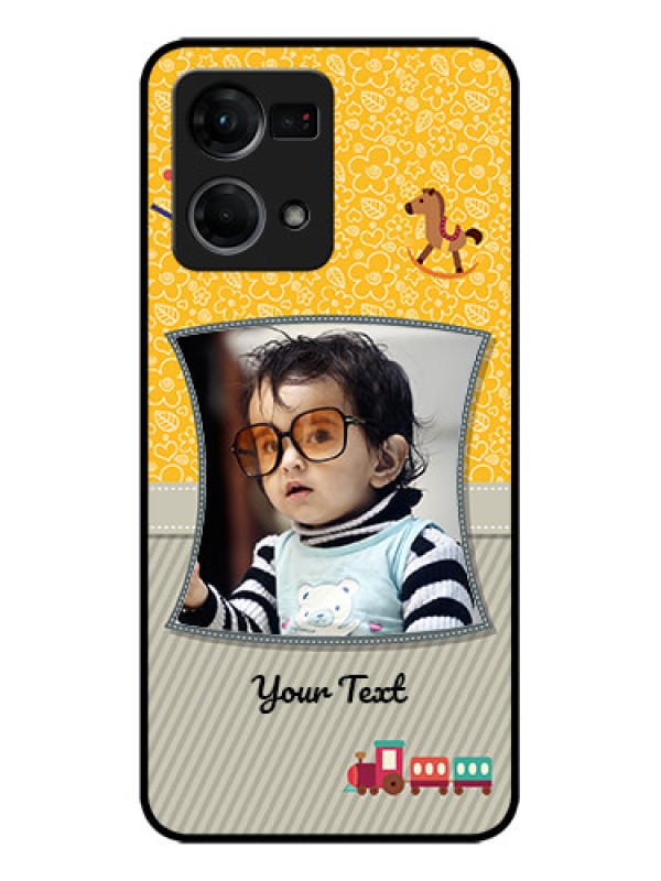 Custom Oppo F21 Pro Custom Metal Phone CaseBaby Picture Upload Design