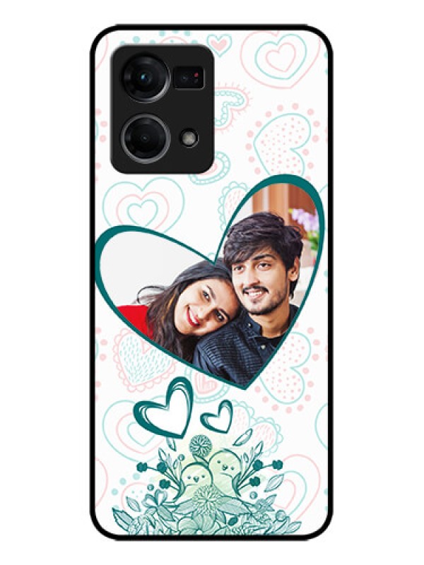 Custom Oppo F21 Pro Custom Metal Phone CasePremium Couple Design