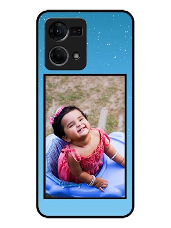 Custom Oppo F21 Pro Custom Metal Phone CaseWave Pattern Colorful Design