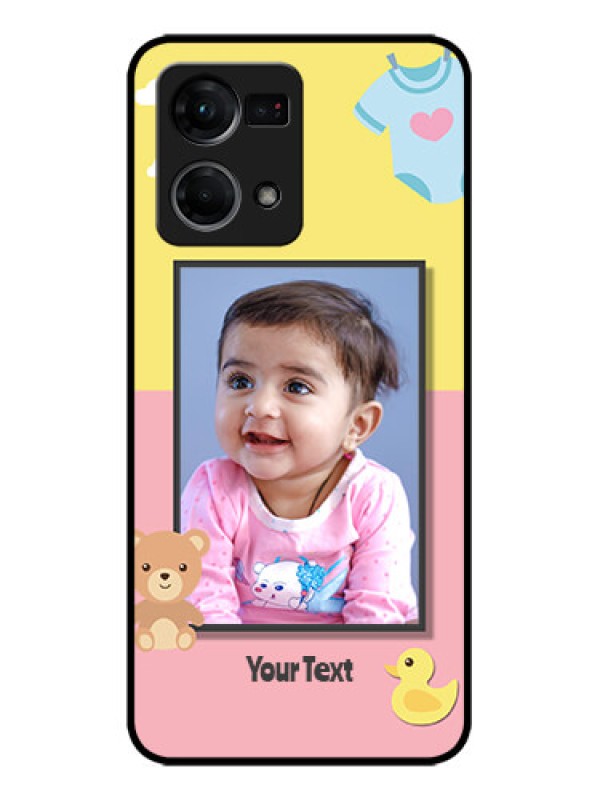 Custom Oppo F21 Pro Custom Metal Phone CaseKids 2 Color Design