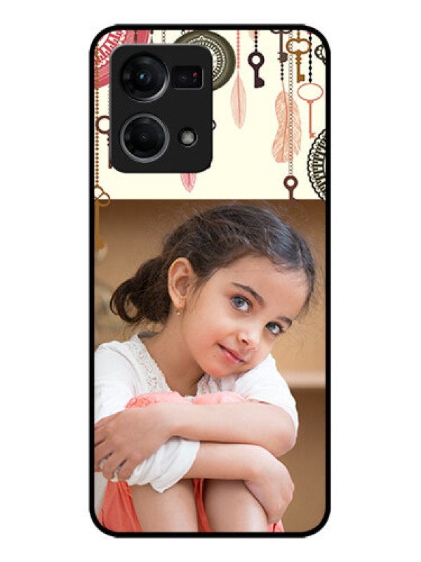 Custom Oppo F21 Pro Custom Metal Phone CaseBoho Style Design