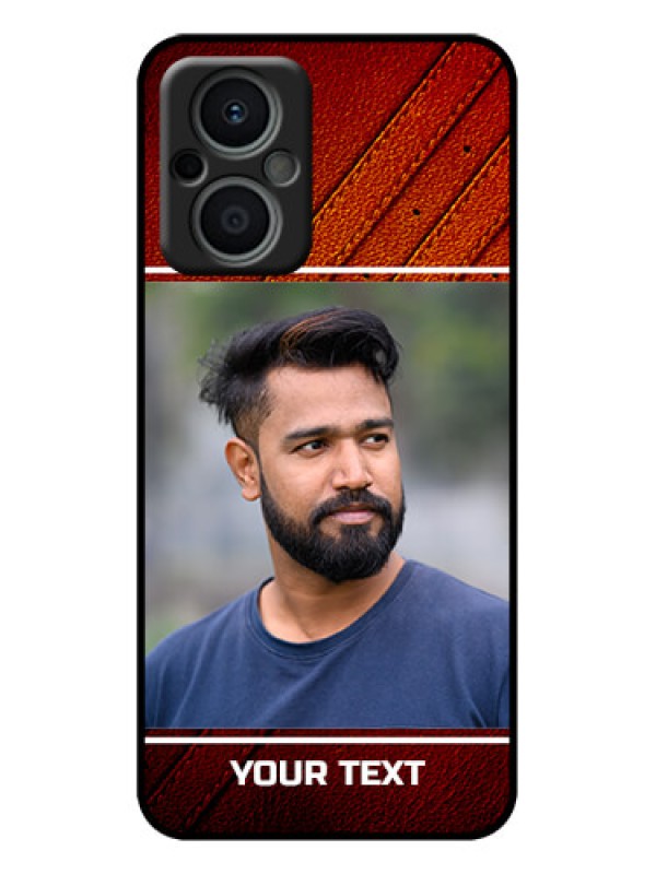 Custom Oppo F21s Pro 5G Custom Metal Phone Case - Leather Phone Case Design