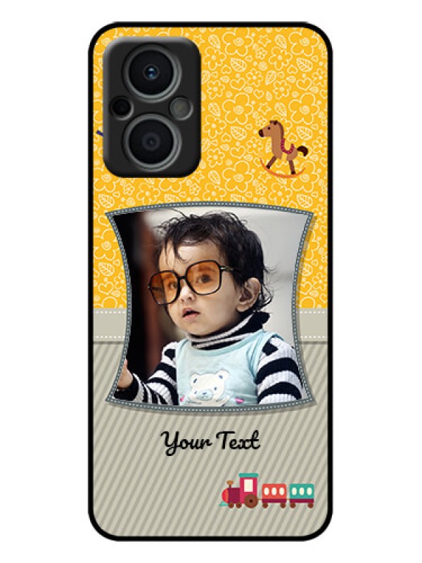 Custom Oppo F21s Pro 5G Custom Metal Phone Case - Baby Picture Upload Design