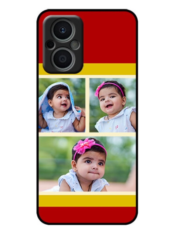 Custom Oppo F21s Pro 5G Custom Metal Phone Case - Multiple Pic Upload Design