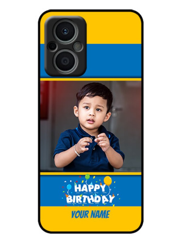 Custom Oppo F21s Pro 5G Custom Metal Phone Case - Birthday Wishes Design